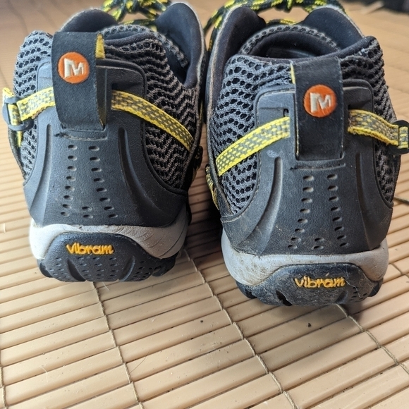 MERRELL WATERPRO MAIPO CARBON YELLOW Hiking shoes.J4149 men\'s sz 12.5High grip main image 8